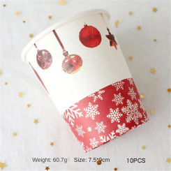 Christmas Ball Snowflake Disposable Tableware Xmas Paper Plates Banner Merry Christmas Party Supplies Happy New Year 2025