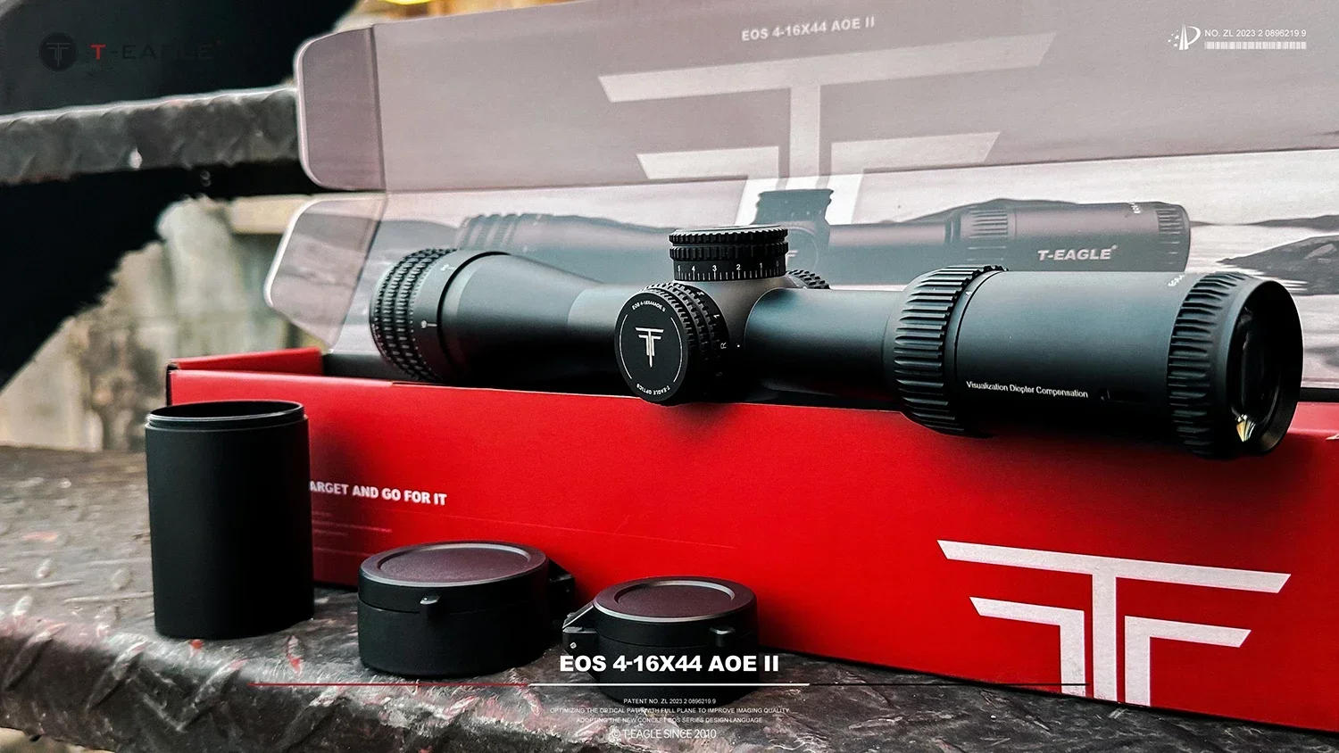 Description Picture 3 of itemAdjustable Rifle Scope with Optical Aim - T-Eagle Optics EOS 4-16x44AOE for Hunting and Tactical Shooting