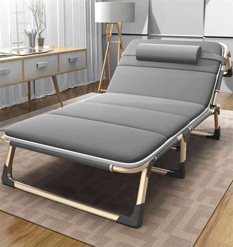 Description Picture 6 of itemLuxury Folding Beds Single Bed Home Bedroom Furniture Multi-functional Marching Bed Recliner Office  Lunch Break Bed p