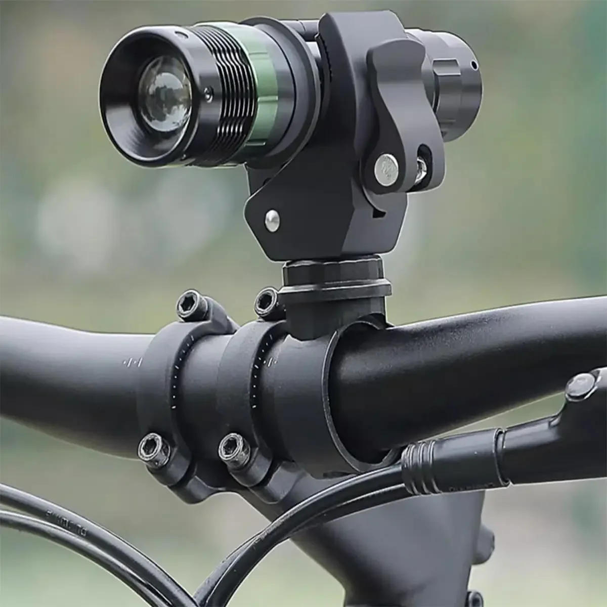 Description Picture 3 of itemFZCSPEED Bike Flashlight Mount Holder Universal Bicycle Flashlight Holder 360º Rotation Bike Flashlight Clip Adjustable Clamp