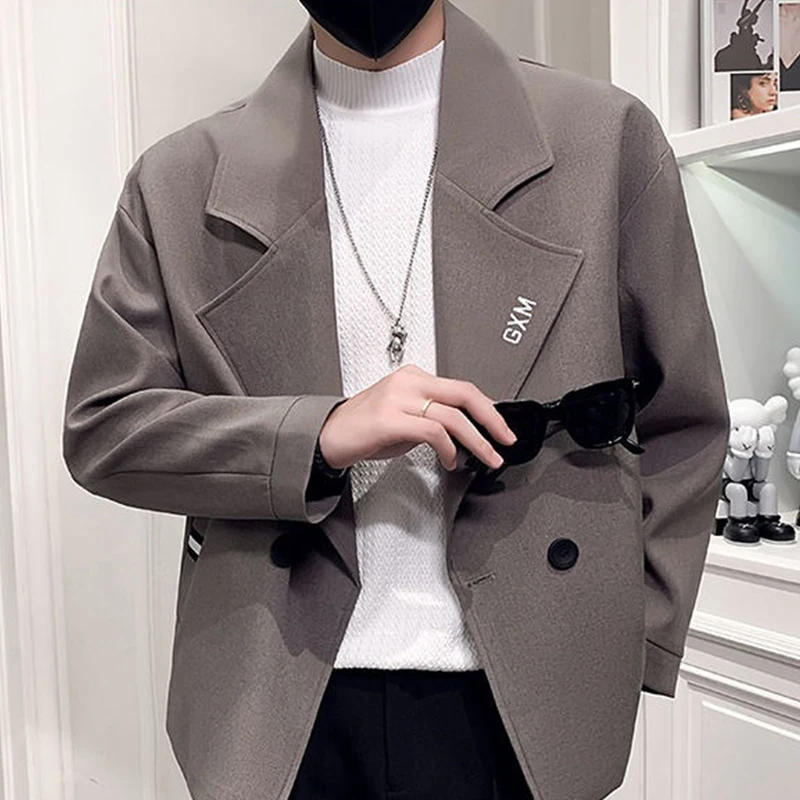 Description Picture 6 of itemGmiixder British Trench Coat Men's Suit Jacket Short Windbreaker Korean Design High-end Casual Suit Spring Autumn Jacket Urban