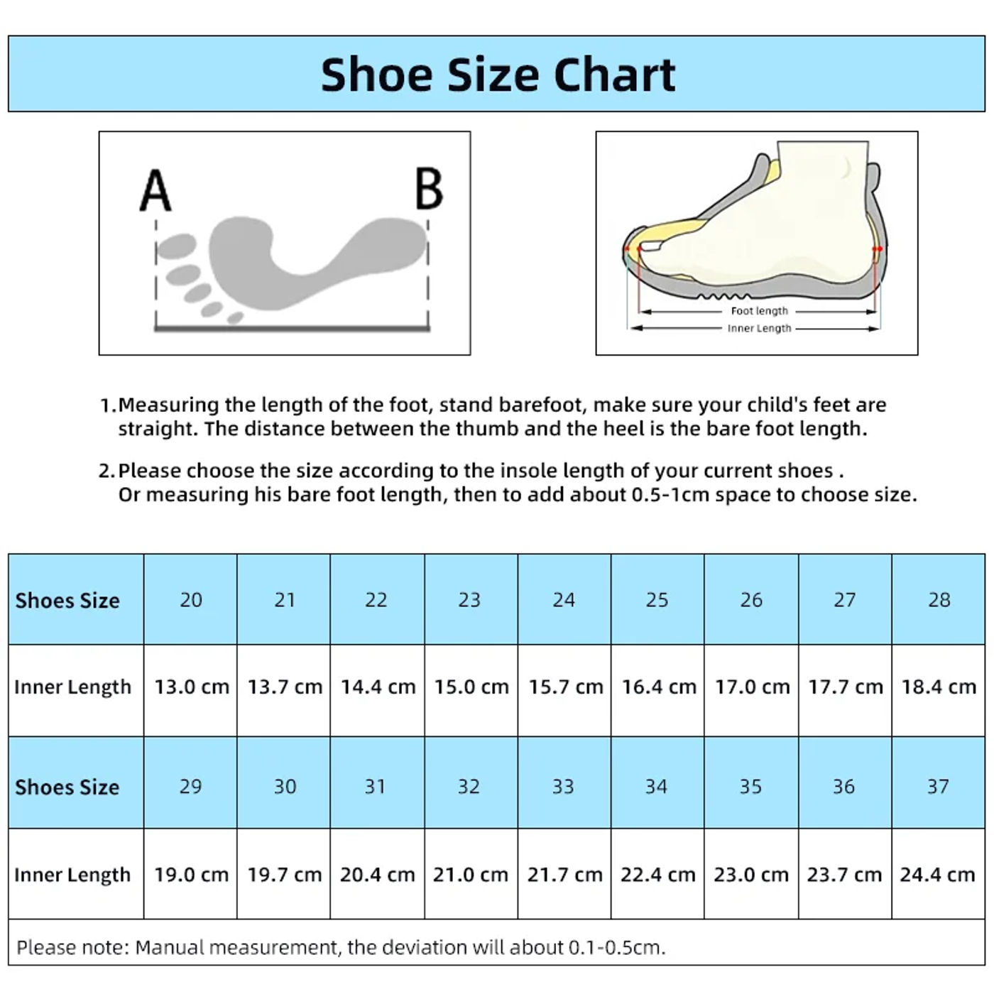 Description Picture 5 of itemAutumn Children Orthopedic Shoes, Blue Kids Sport Sneakers with Corrective Insole Collocate AFOs Tip Toe Walking Arch Support