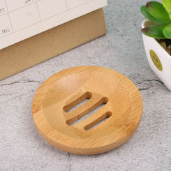 New Bamboo Wood Manufacturing Soap Dish Box Container Soap Tray Bamboo Box Portable Bathroom Toilet Wash Shower Home Accessories
