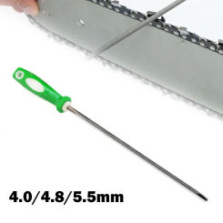 Saw Chain Files Round High Carbon Steel Sharpening Chainsaw Saw Chain Files 4.0/4.8/5.5mm Chain Saw Sharpener Chainsaw File