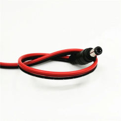 5-24V DC Power Cable Connector 5.5 X 2.5mm Male Bus DC Red and Black Male 5525 Large-hole DC Cable