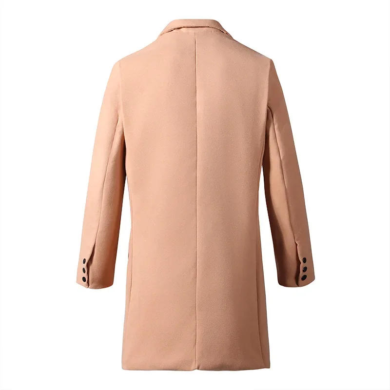 Description Picture 3 of itemCustomized Solid Coat Mens Jacket