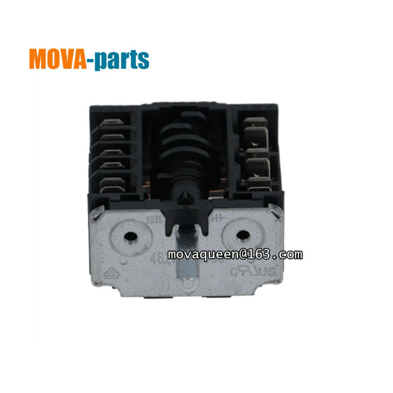 Description Picture 2 of itemElectrical Fryer Oven Griddle Spare Parts 16A Segment Switch 0-6 Gear 46.27266.500 Gear Switch For Stove