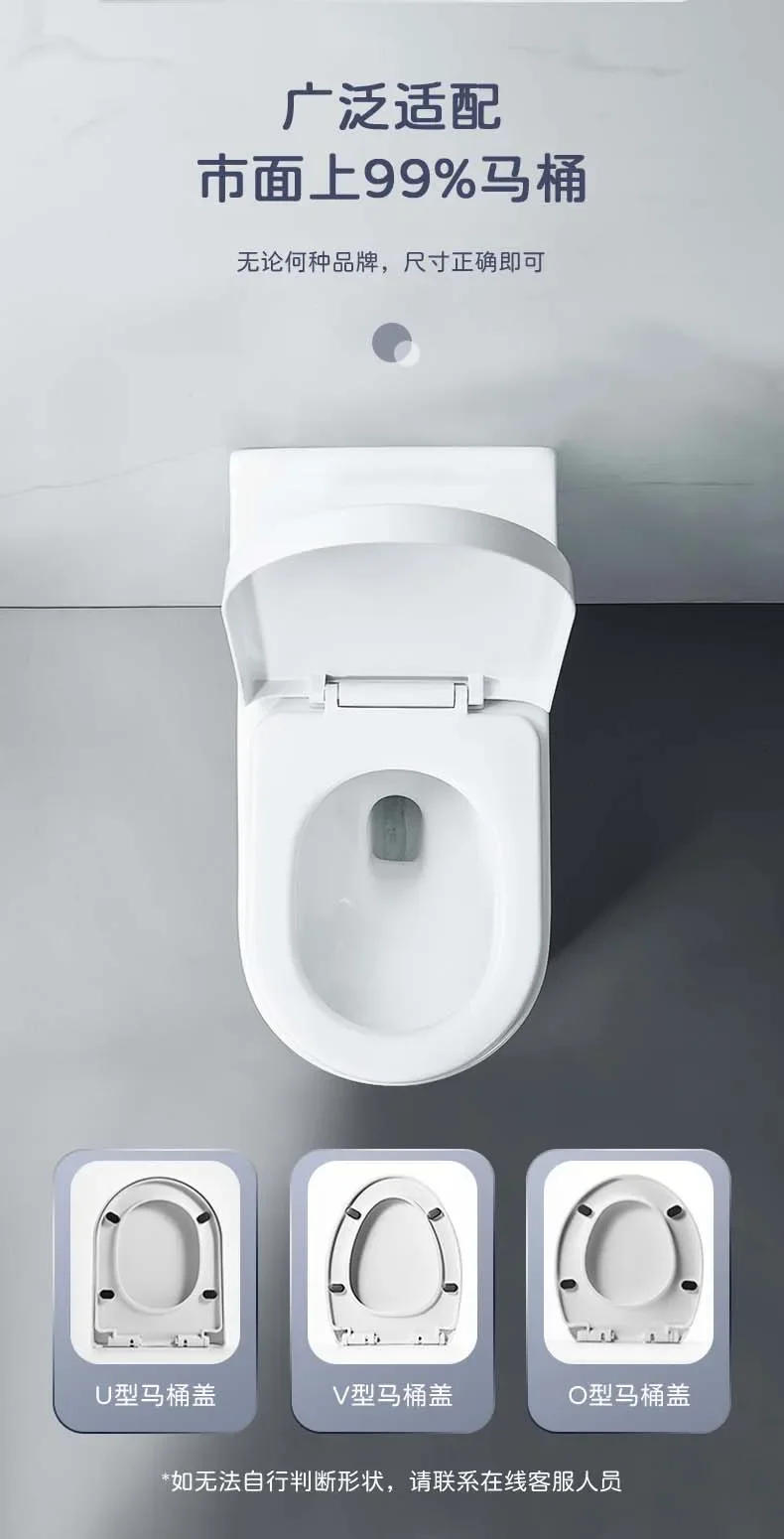 Description Picture 2 of itemOne click quick release toilet lid for household use