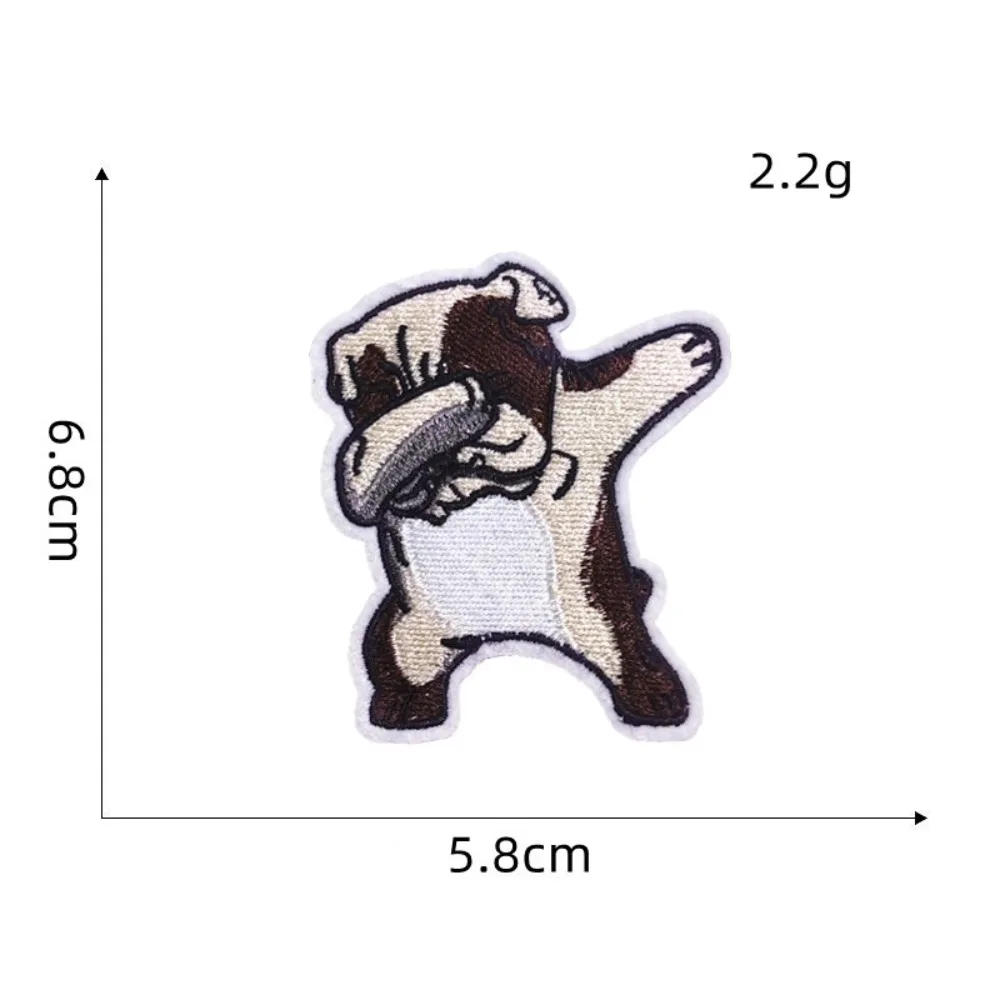 Description Picture 5 of itemCloth Patch Cartoon Puppy Animal Diy Patches Appliques Embroidery Iron on Transfers for Clothing Embroidered Scp Sticker