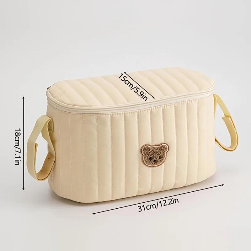 Description Picture 3 of itemMommy Bag Korea Cute Bear Portable Multifunctional Stroller Nappy Bag Soft Maternity Storage Bags Baby Diaper Organizer