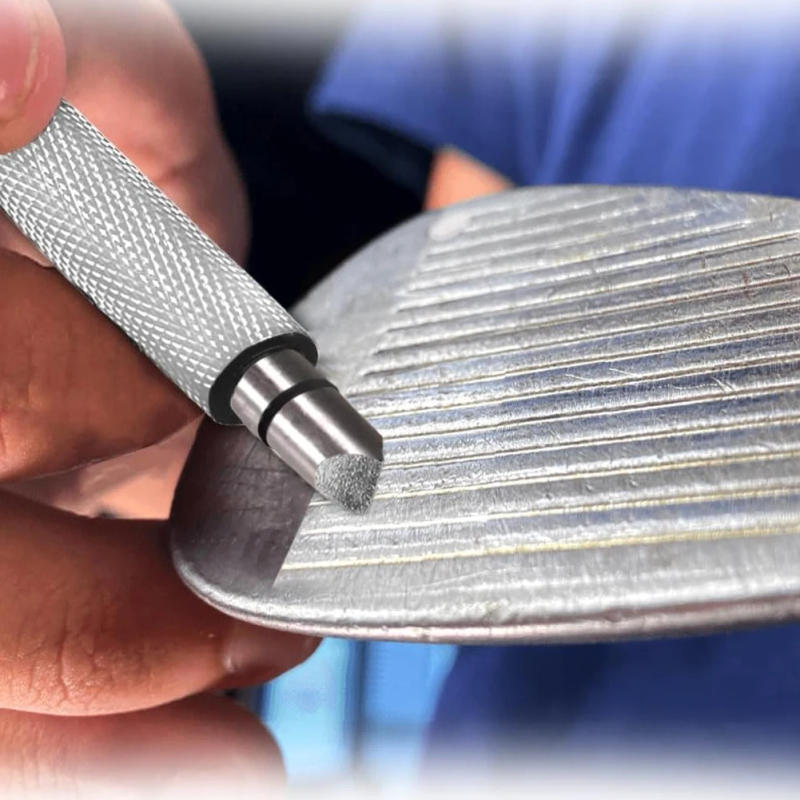 Description Picture 6 of itemGolf Club Groove Sharpener Stainless Steel Re-Grooving and Cleaning Tool for Re-Grooving Wedges and Irons U and V-Grooves