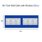 6m Window Blue