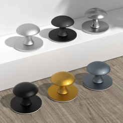 hot Home Wardrobe Door Pull Stainless Steel Drawer Single Hole Door Handle Sliding Door Window Cabinet Without Punching  Pull