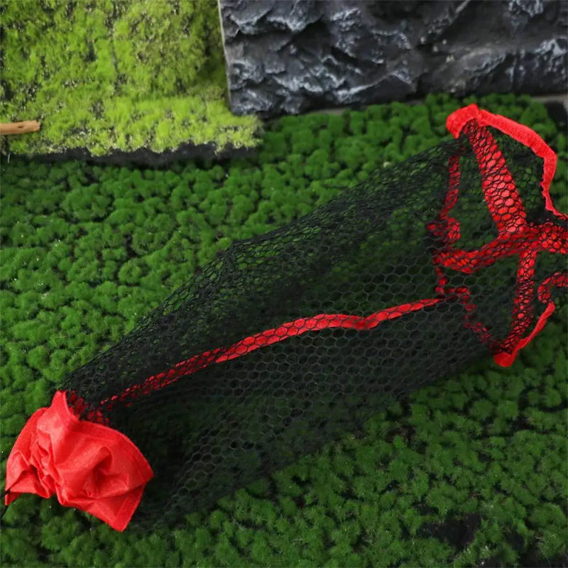 Description Picture 6 of itemDrawstring Fishing Mesh Bag Fish Protection Fishing Basket Live Fish Net Pocket Bundle Mouth Folding Fishing Net Cage