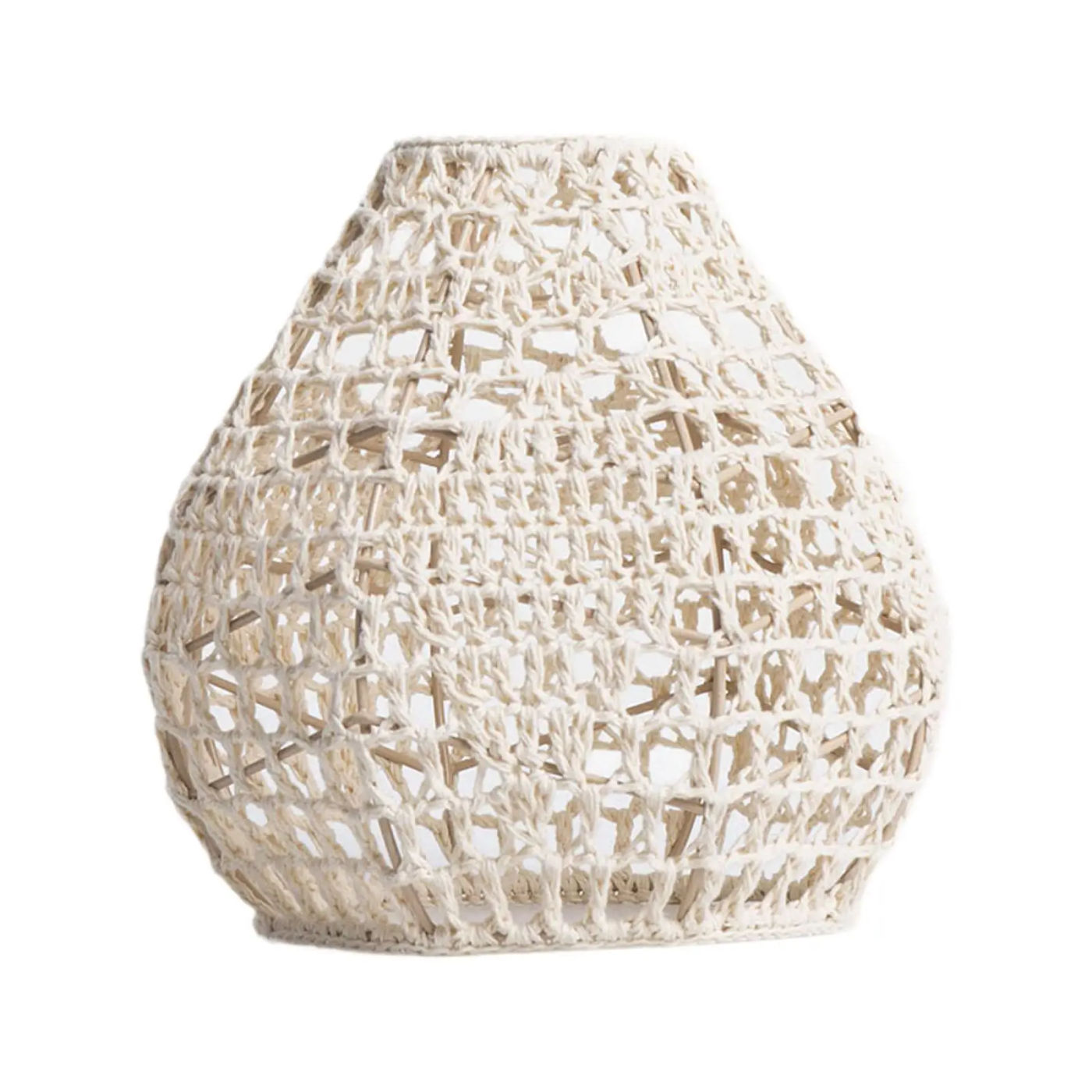 Description Picture 3 of itemBoho Lamp Shade Decorations Light Cover Woven Lights Cover Woven Pendant Lamp Shade for Home Living Room Office Kitchen Corridor