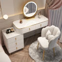 European Luxury Dressing Table White Bedroom Jeweler Cabinet Dresser Near Bed Fashion Penteadeira De Maquiagem Home Furniture