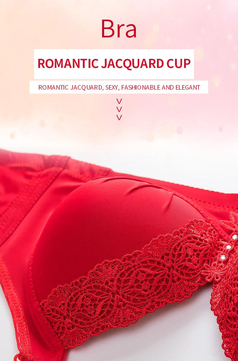 Description Picture 4 of itemHigh Quality Large Size No Steel Ring Ladies Underwear Bra Thin Section Gathering Breathable Sweat Absorbent Ladies Bra Sexy