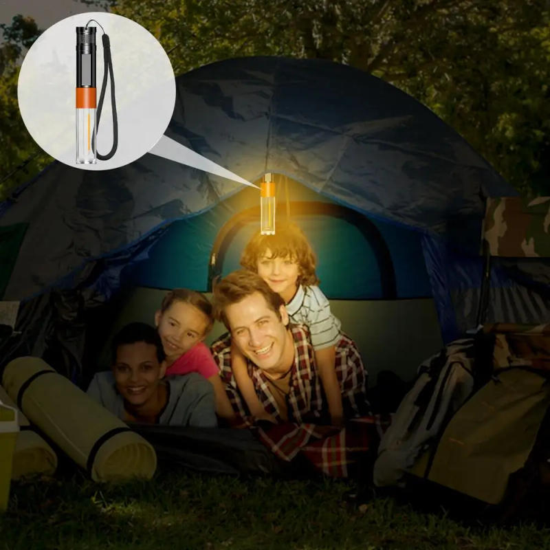 Description Picture 4 of itemMini LED Floodlight Flashlight 5 Lighting Modes with Magnet Camping Torch Built-in Battery USB Rechargeable Emergency Flashlight