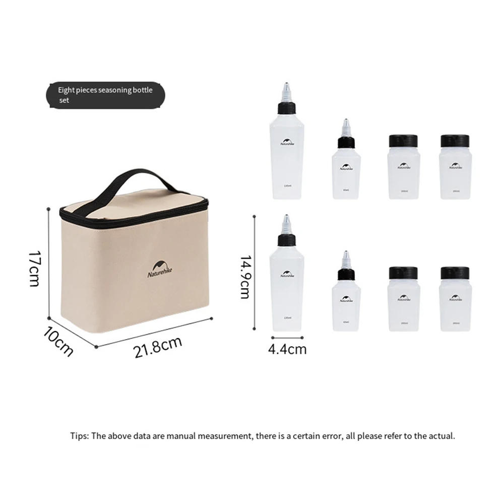 Description Picture 2 of itemNaturehike-Camping Seasoning Jar, Portable Spice Container, Cookware Set Supplies, Outdoor BBQ Picnic, Seasoning Can