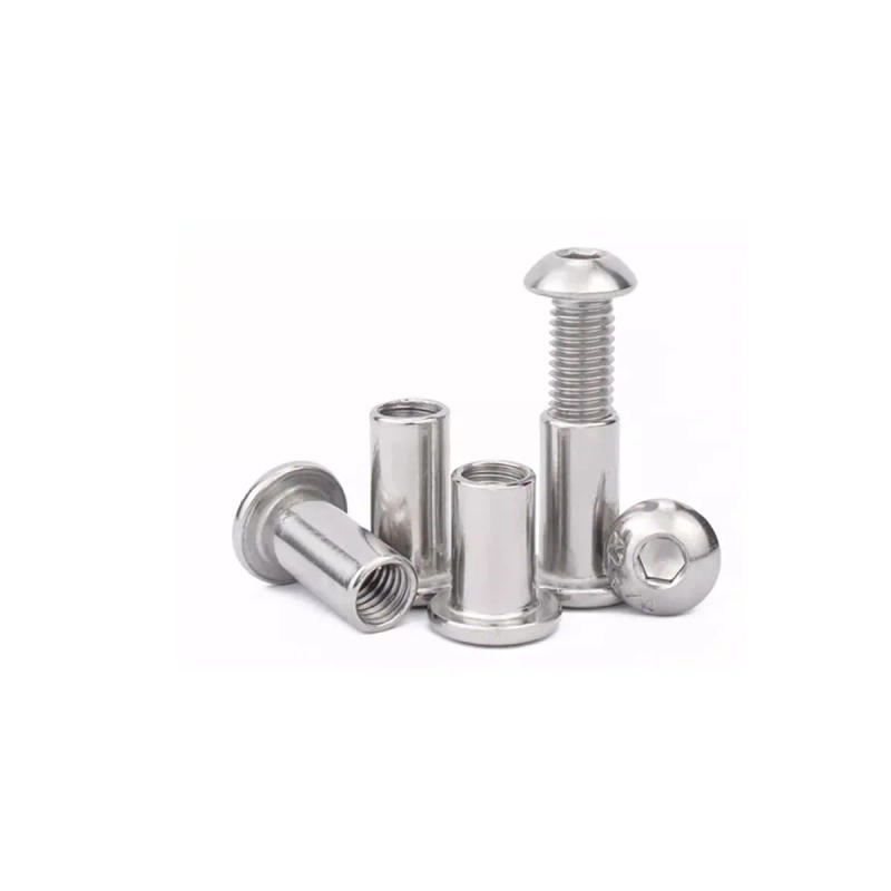 Description Picture 3 of item304 Stainless Steel Round Head Hexagonal Locking Screw / Children's Furniture Bed Connecting Bolts M6M8