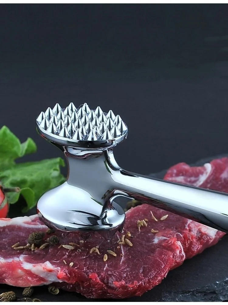 Description Picture 3 of item1pcs Hit The Meat Hammer Double-Sided Loose Meat Hammer Pork Steak Fluffy Tender Mince Hammer Creative Kitchen Tools