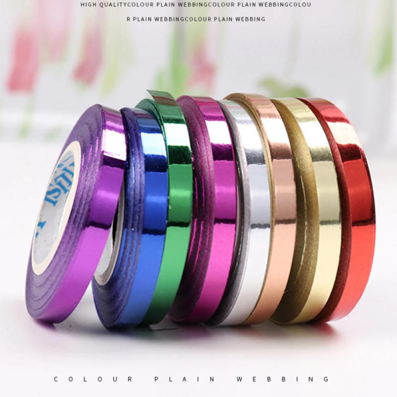 Description Picture 3 of item10Meter/Rolls 5mm Balloon Ribbon Party Birthday Wedding Accessorie Laser Balloon Chain Satin Ribbons Crafts DIY Party Decoration