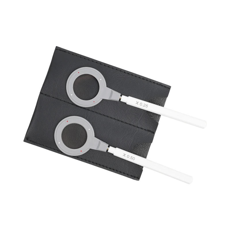 Description Picture 3 of itemPlastic Premium Optometric Jackson Cross Cylinder Robber Test Trial Set Lenses Handle With 4 Dots Direction Pole 0.25 and 0.50