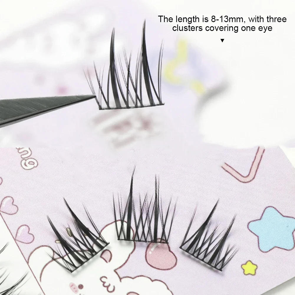 Description Picture 4 of itemSunflower False Eyelashes Black Natural Manga Lashes Anime Eyelashes Large Capacity Eyelashes Extension Chinese