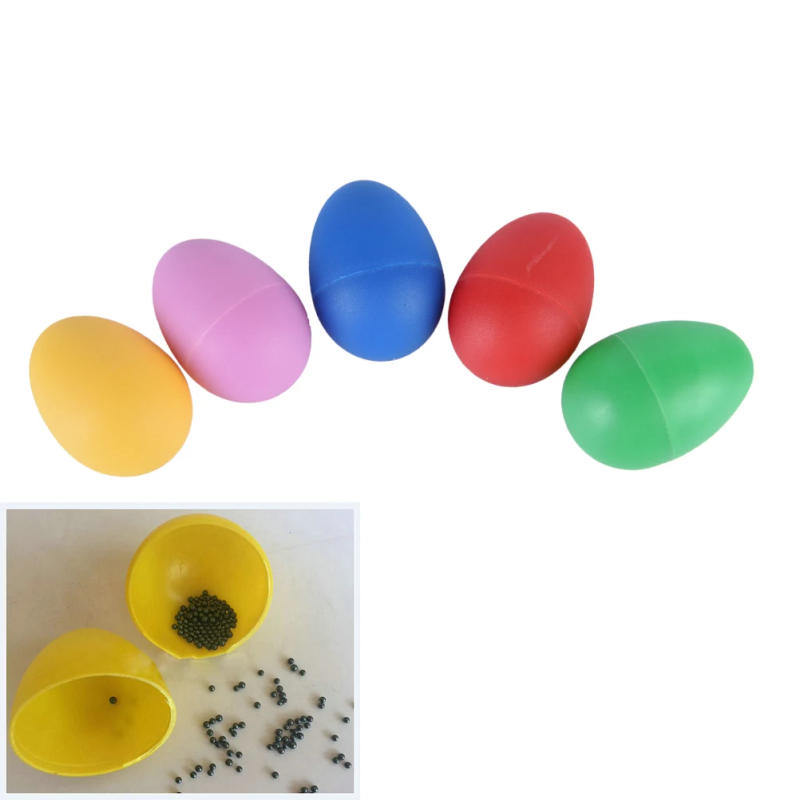 Description Picture 2 of item10pcs Plastic Percussion Maracas Shaker Musical Sound Egg Colorful Musical Instrument Toys Baby Toddler Children Toy