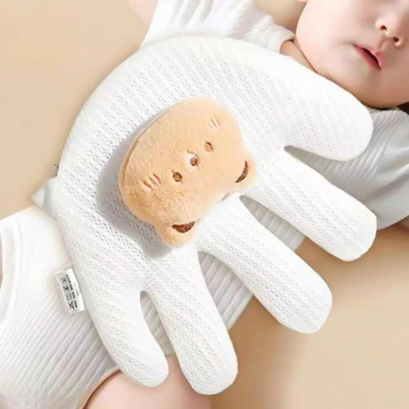 Description Picture 6 of itemBaby Soothing Palm Hand Shaped Baby Anti-Jumping Soothing Big Palm Sleeping Artifact Newborn Pillow Night Gift