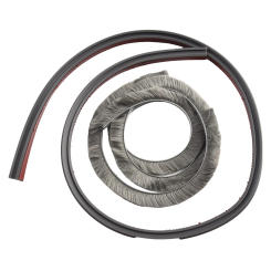 Efficient Indoor Outdoor Door Seal 100CM Double Sided Brush Strip For Enhanced Soundproof And Insectproof Protection