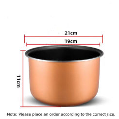 Electric pressure cooker, inner pot for Redmond RMC-PM330, multicooker bowl, liter, non-stick pan, double spray, thickening