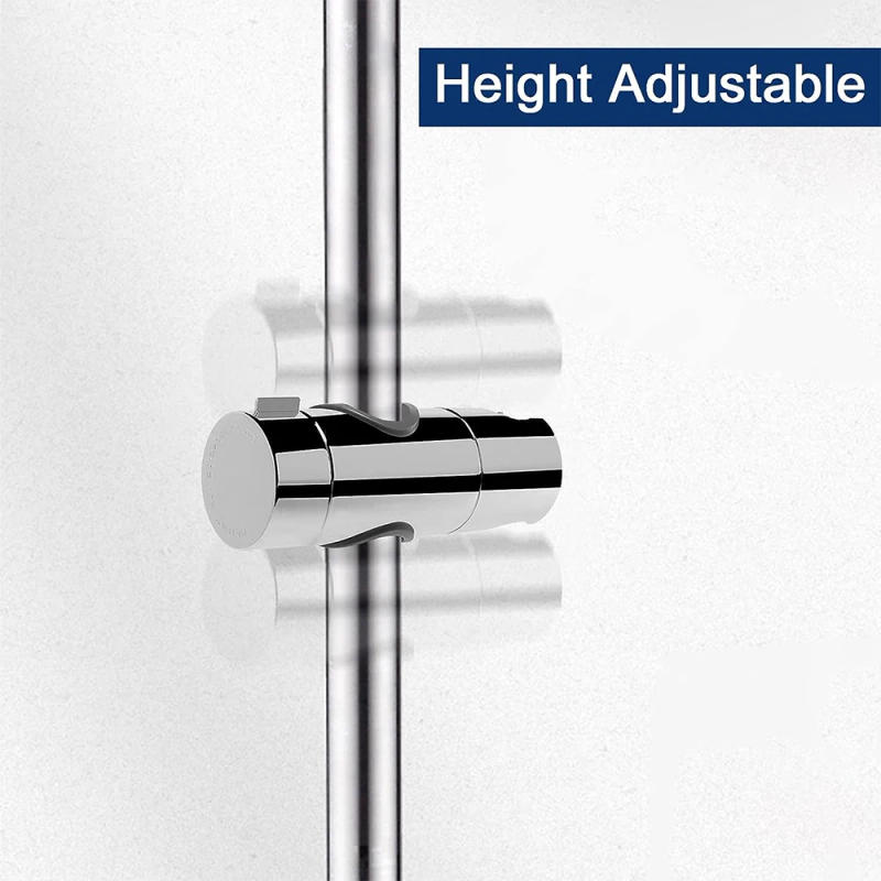 Description Picture 5 of itemBathroom Accessories Universal 18~25mm ABS Plastic Shower Slide Rail Bar Holder Adjustable Clamp Holder Bracket Replacement