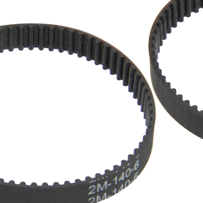 Description Picture 4 of itemTASP 2pcs Geared Drive Belt 2M-140-6 Perimeter 140mm Width 6mm Teeth 70 Synchronous Conveyor Spare Part for Vaccum Cleaner