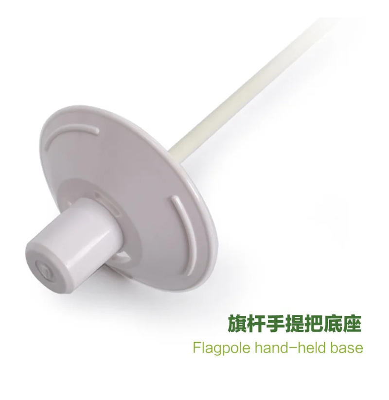 Description Picture 6 of itemPGM-4-Hole Golf Green Flag Flagpole, Plastic Practice Hole Cup, Golf Course Trainer, White
