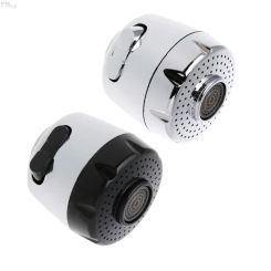 New 22mm Faucet Nozzle Aerator Bubbler Sprayer Water-saving Tap Filter Two Modes Black/Silver Color