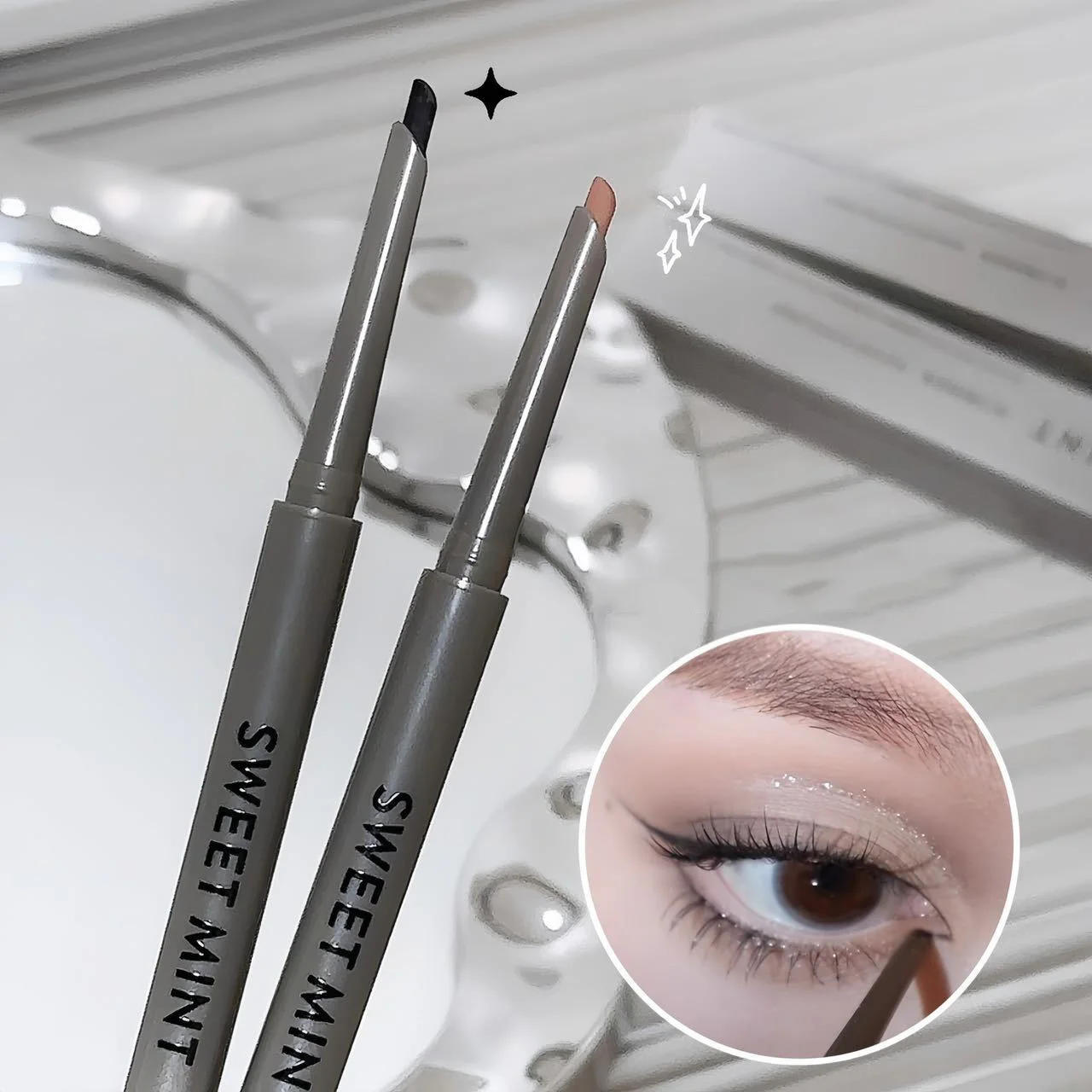 Description Picture 4 of itemSexy Rose Red Eye Liner Pencil Natural Matte Wine Red Lying Silkworm Eyeliner Easy To Color Waterproof Eye Make Up Cosmetics 1pc