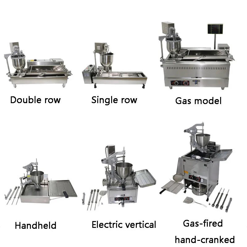 Description Picture 5 of itemDonut Waffle Maker Electric Fully Automatic 1/2/4/6 Rows Crepe Sandwich Fryer Machine Commercial Kitchen Cooking Appliance