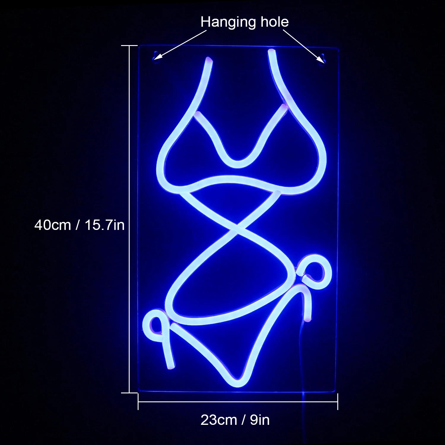 Description Picture 5 of itemWanxing Sexy Bikini Model Ladie Neon Sign LED Mount Bar SwimParty Club Home Bedroom Shop Advertising Wall Decorative Light Gift