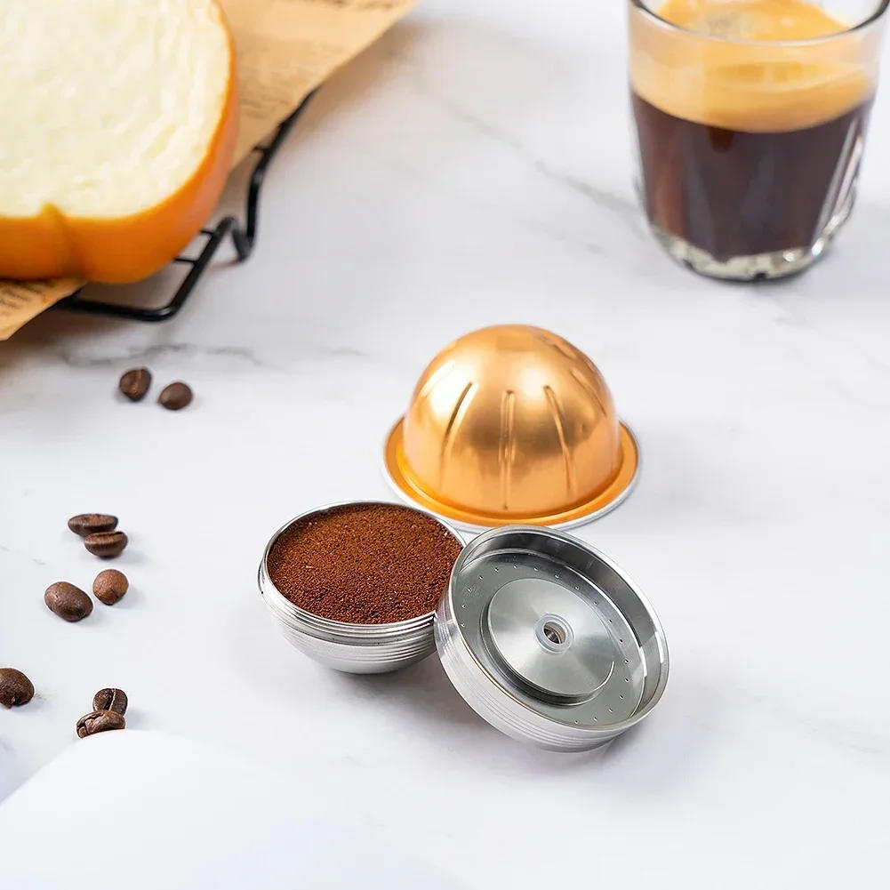 Description Picture 5 of itemReusable Nespresso Coffee Capsules Cup Coffee Capsule Refilling Filter Coffeeware For Nespresso Vertuoline For Vertuo Next NEW