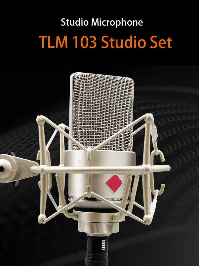 Description Picture 2 of itemProfessional TLM103 TLM 103 Large Diaphragm Super Cardioid Condenser Microphone Recording Live Singing Vocal mic for Sing Record