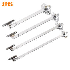 2 Pcs Cabinet Lid Support Cupboard Door Flap Stay Hinge Down Drop Lid Support Sliding Rail Furniture Hardware 6/8/10/12 Inches