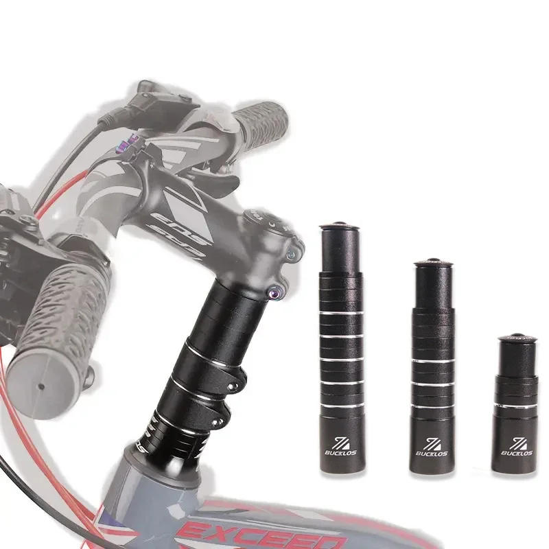 Description Picture 3 of itemBUCKLOS Bicycle Fork Stem Rise Up 115mm 180mm 210mm Bike Stem Height Extender Road Mountain Bike Handlebar Raise Adapter