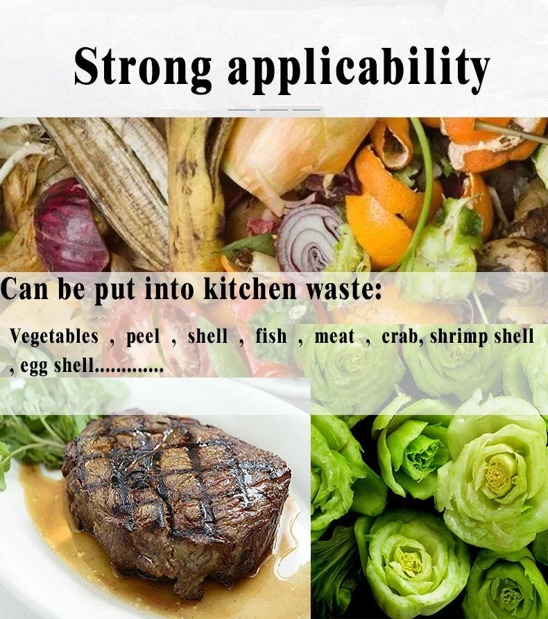 Description Picture 4 of itemRestaurant Hotel Kitchen Waste Disposer Disposal Machine Leftovers Bone Crusher Food Waste Processor