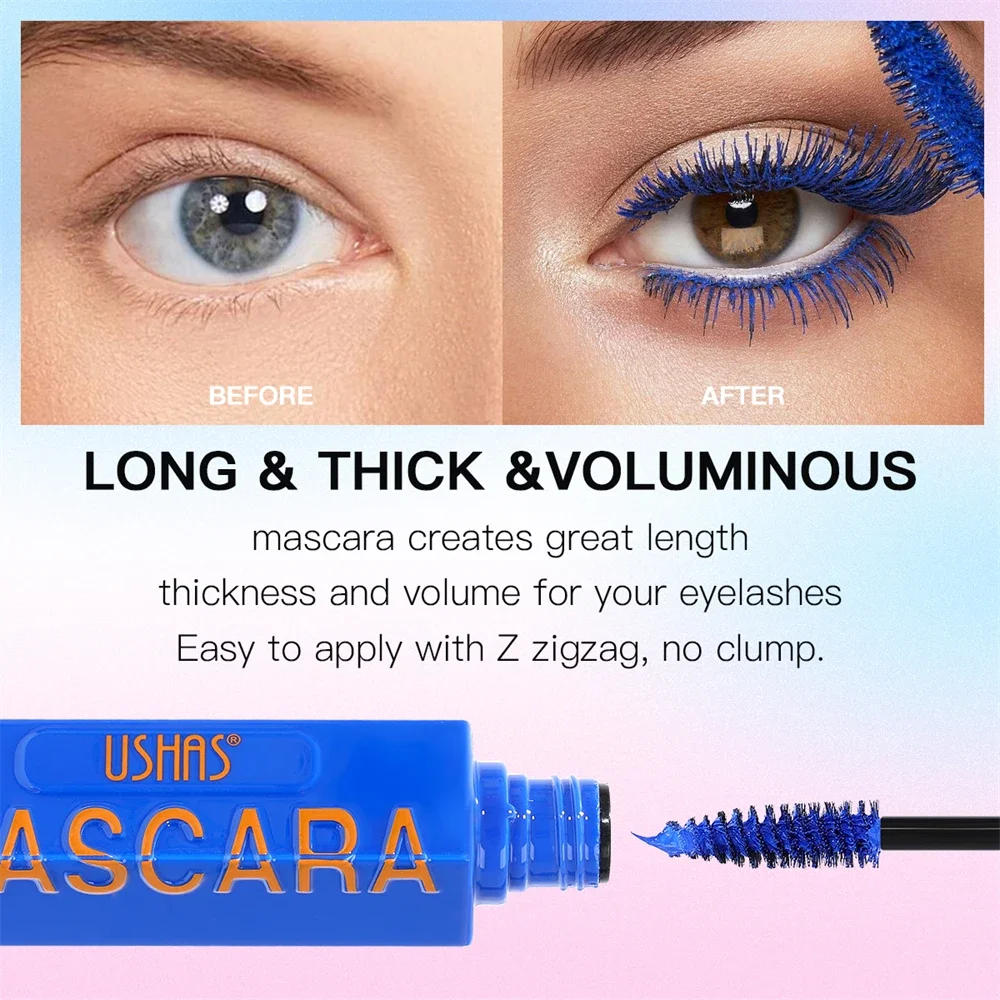 Description Picture 6 of item6D Color Mascara for Long Thick Lash Smudge-Proof Non-Clumping Natural & Dramatic Look Water-Resistant  Makeup Eyelash Extension