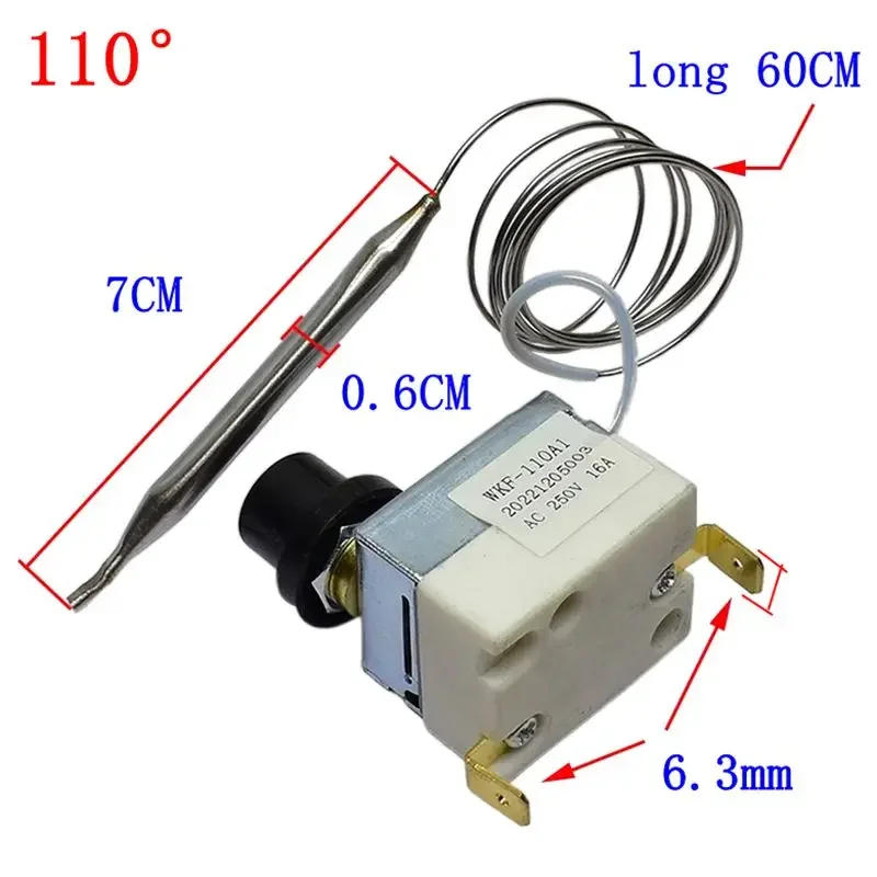 Description Picture 2 of itemElectric Fryer Oven Temperature Control Electric Pancake 110Â° 130Â° 230Â° 240Â° 250Â° 280Â° Temperature Limit Protector Thermostat pa