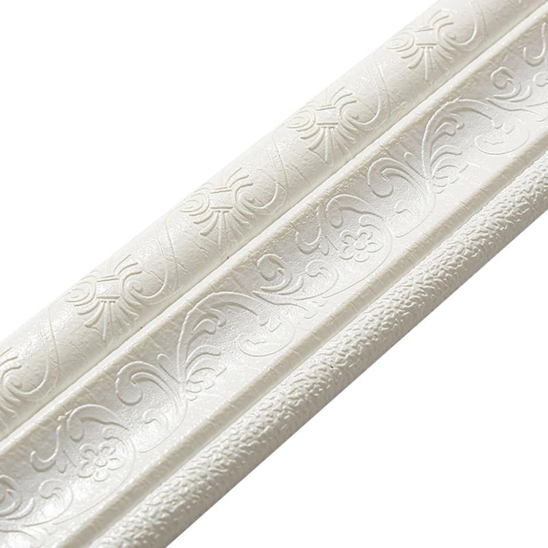Description Picture 6 of item3D Wall Trim Line Skirting Border Self Adhesive Waterproof Baseboard Wallpaper Wall Sticker For Living Room Home Decor