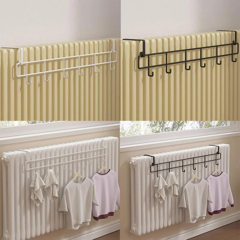 Description Picture 4 of itemRadiator Towel Rack Home Radiator Clothes Drying Rack Hook Heated Towel Rack Hook Rack Clothes Hanger Clothes Drying Rack