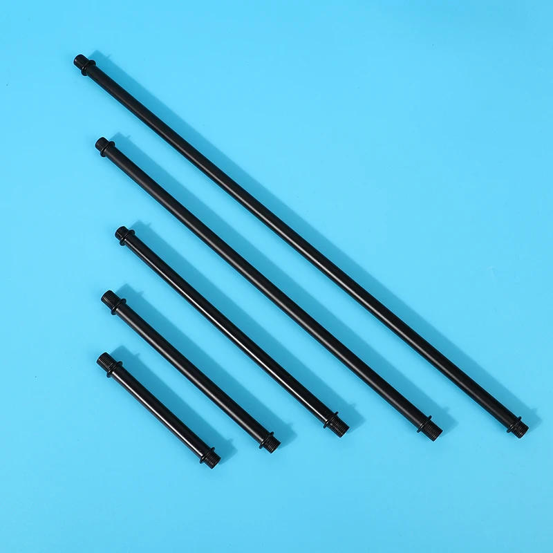 Description Picture 5 of item1Pc Lighting Accessories M10*1 Tooth Tube Lamp Double-headed External Tooth Hollow Metal Rod 10cm 15cm 20cm 30cm 40cm 50cm