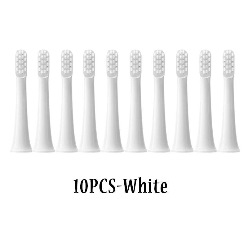 Description Picture 4 of item10pcs Replacment Heads For XIAOMI T100 Sonic Electric Toothbrush Soft Vacuum DuPont Whitening Clean Bristle Brush Nozzles Head